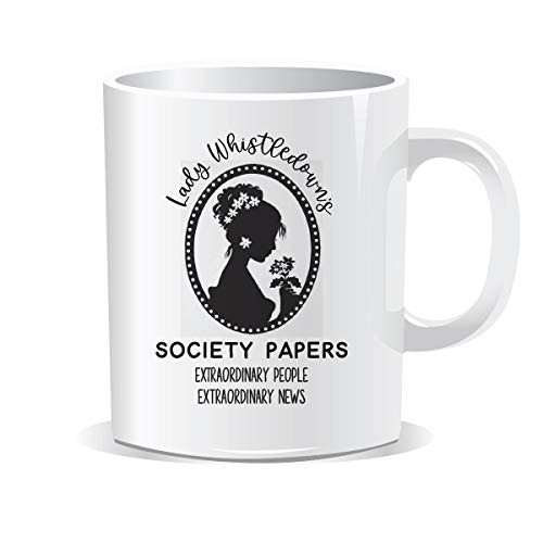 Bridgerton Coffee Mug_ Lady Whistledown's Society Papers