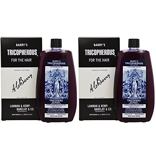 L and K Barry's Tricopherous liquid regular for Hair 8oz inch Pack of 2 inch