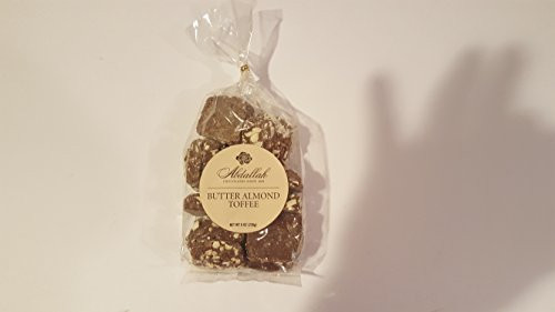 Abdallah Chocolates Milk Chocolate Butter Almond Toffee 7 oz. Bag
