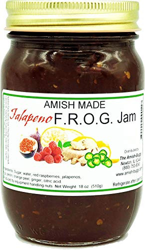 Amish Jam _ Two 18 Oz Jars _Jalapeno F.R.O.G Jam_