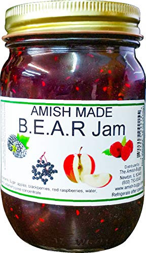 Amish Jam _ Two 18 Oz Jars _B.E.A.R._