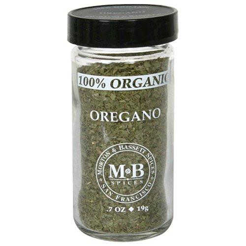 Morton  and  Bassett Organic Oregano_ .7_Ounce Jars _Pack of 3_