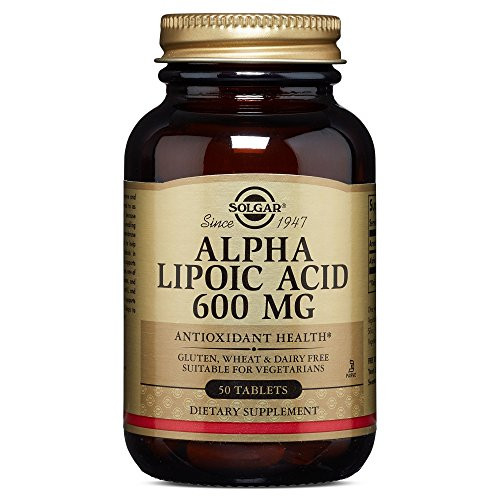 Solgar  Alpha Lipoic Acid 600 mg_ 50 Tablets