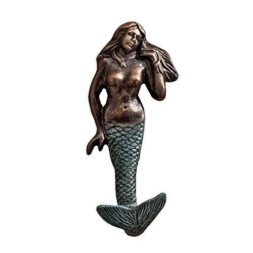 Design Toscano Mermaid Foundry Iron Wall Hook
