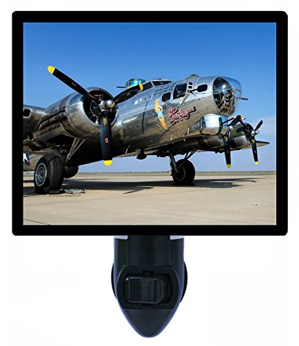Night Light_ B_17 Flying Fortress_ Airplanes_ Vintage_ Transportation LED Night Light