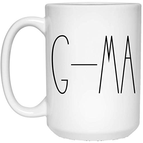 G_MA Mug Gifts _ G_MA Coffee Mug Rae Dunn Style G_MA Mug G_MA Cup For Mother's Day Father's Day _ Best G_MA Ever 15oz Coffee Cup _ Family Coffee Mug