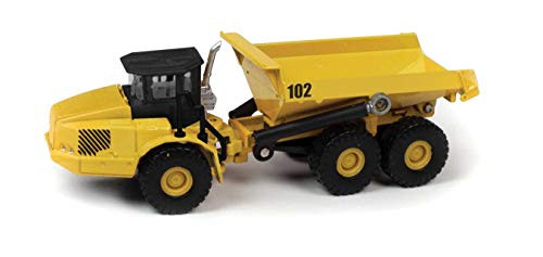 Heavy Duty Dumper Truck Yellow TraxSide Collection 1 87 _HO_ Scale Diecast Model by Classic Metal Works TC101 B