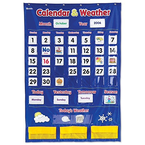 Learning Resources Calendar and Weather Pocket Chart