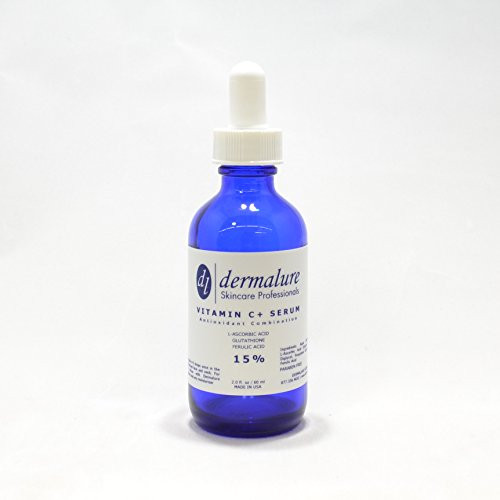 VITAMIN C SERUM 15 Percent  1oz. 30ml Skin and Face _ Tri_Blend Formula with C Ferulic and Glutathione _ Powerful Anti Oxidant Repair Serum for Erasing Wrinkles and Blemishes