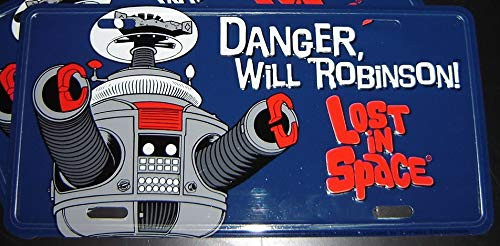 Tin 10 Lost in Space B9 Robot License Plate _ b 9