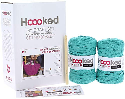 HOOOKED B.V. PAK168_SP7 Yarn KIT Avila Bag_ Happy Mint