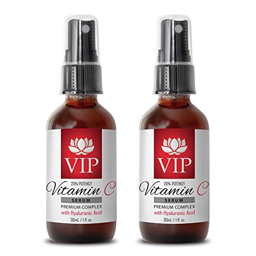 Face care for women _ VITAMIN C SERUM PREMIUM COMPLEX With Hyaluronic Acid _20 Percent Potency_ _ Vitamin B6_2 Bottles Face care for women _ VITAMIN C SERUM PREMIUM COMPLEX With Hyaluronic Acid _20 Percent Potency_ _ Vitamin B6_2 Bottles