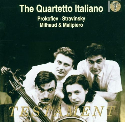 Quartetto Italiano Plays Prokofiev, Stravinsky, Milhaud & Malipiero