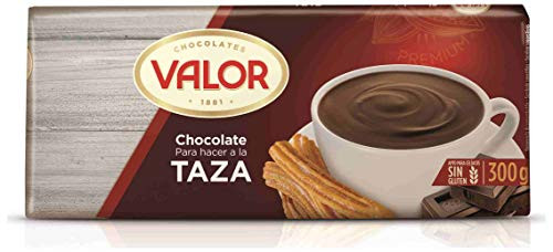 Valor Chocolate a la Taza Bar from Spain _Pack of 2 10.5 oz 300 gr_