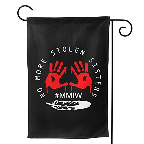 CMVBI No More Stolen Sisters Mmiw Missing Murdered Indigenous Garden Flag Vertical Double Sided_ Seasonal Yard Outdoor Flag_ Indoor Decoration