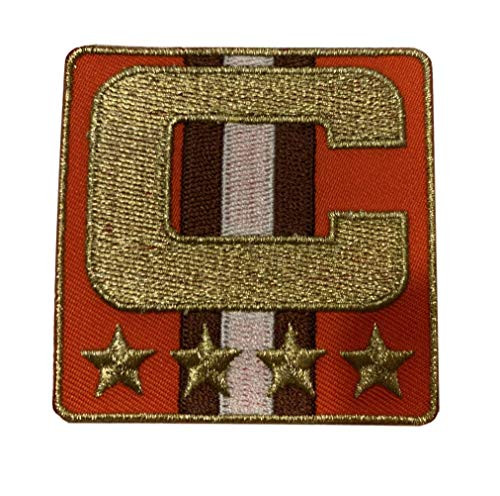 Cleveland Captain C Patch _ Premium Limited Helmet Edition _ Iron On for Football Jersey
