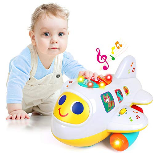 Baby Toys for 1 Year Old Boys Girls Electronic Airplane Toys Kids Baby Early Education Toys Christmas Birthday Gifts for 1 2 3 4 Year Old Toddler Children Boy Girl Sound Light Effect Music Travel Toys Baby Toys for 1 Year Old Boys Girls Electronic Airplane Toys Kids Baby Early Education Toys Christmas Birthday Gifts for 1 2 3 4 Year Old Toddler Children Boy Girl Sound Light Effect Music Travel Toys