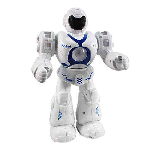 P and F Futuristic Robot Warrior Action Figure with Flashing Lights_ Walking  and  Sounds _ 10