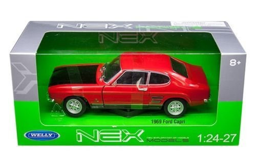 Welly New 1 24 _ 1 27 W B Collection _ Red 1969 Ford Capri Diecast Model Car