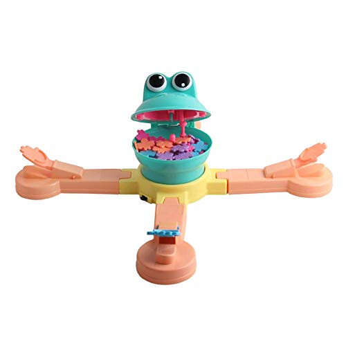 F Fityle Feeding Frog Eating Biscuits Game Toy Funny Parent_Child Interactive Board Game Toy Kids Electric Party Game