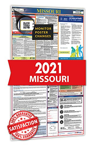 2021 Labor Law Poster _ All in One State and Federal Labor Law Poster for Workplace Compliance Missouri