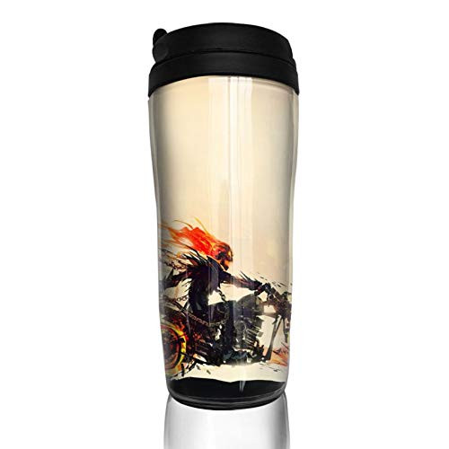 Anime G_host Rider Coffee Cup Double Wall Vacuum Thermos Mug 14 oz Insulated Bottle Portable Tumblers Travel Mugs 350ml