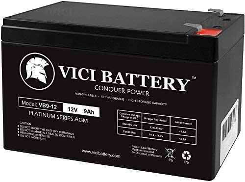 VICI 12V 9AH Sealed Lead Acid Battery Replacement for B and B BB BP8_12