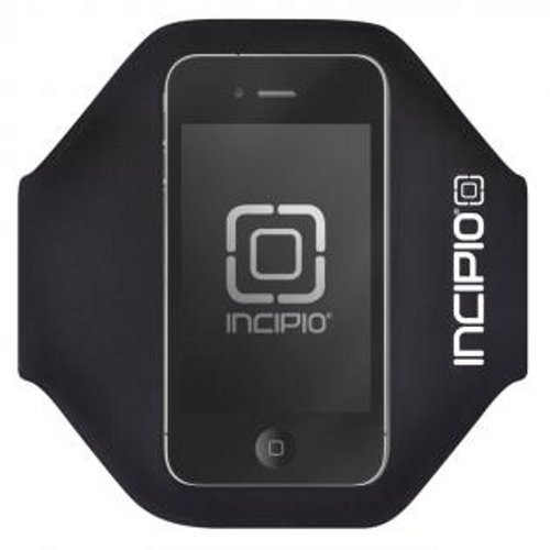 Incipio IPH-653 16.75-Inch Performance Armband for iPhone 4/4S - Retail Packaging - Black