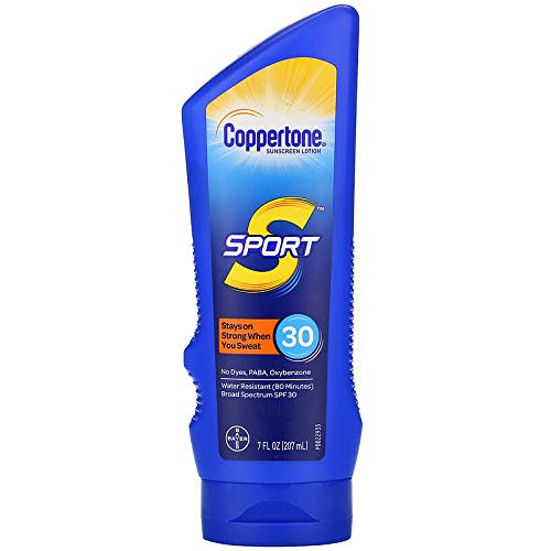 Coppertone Sport Lotion SPF 30 Water Resistant 7 FL OZ _4 Pack_