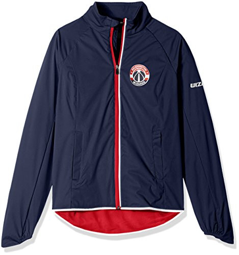 GIII For Her NBA Washington Wizards Women's Batter Light Weight Full Zip Jacket_ Medium_ Navy