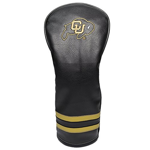 Team Golf NCAA Colorado Buffaloes Vintage Fairway Golf Club Headcover_ Form Fitting Design_ Retro Design  and  Superb Embroidery