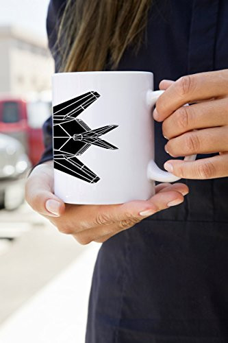 KillerBeeMoto  11 Oz F_117 Nighthawk Stealth Fighter Jet Coffee Mug