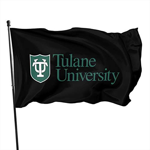 COFURULK Tulane University 3x5 Foot Outdoor Garden Banner Flag Polyester Flag Vivid Color and UV Fade Resistant