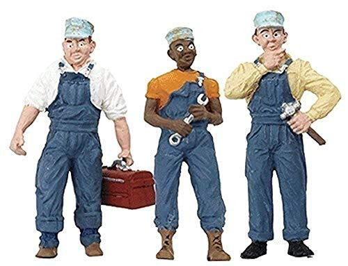 Woodland Scenics A2549 G Train Figures Three Train Mechanics