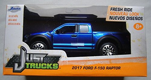 Just Trucks JADA 1 32 Scale Blue 2017 Ford F_150 Raptor