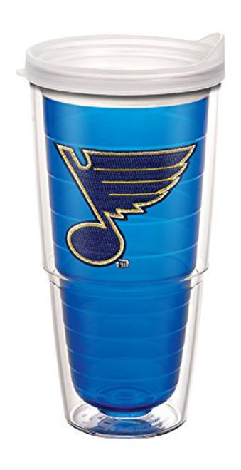 Tervis 1058520 NHL St. Louis Blues Logo Tumbler with Emblem and Frosted Lid 24oz, Blue Tervis 1058520 NHL St. Louis Blues Logo Tumbler with Emblem and Frosted Lid 24oz, Blue