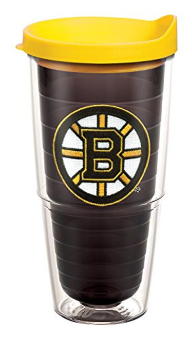 Tervis 1058514 NHL Boston Bruins Primary Logo Tumbler with Emblem and Yellow Lid 24oz, Quartz Tervis 1058514 NHL Boston Bruins Primary Logo Tumbler with Emblem and Yellow Lid 24oz, Quartz