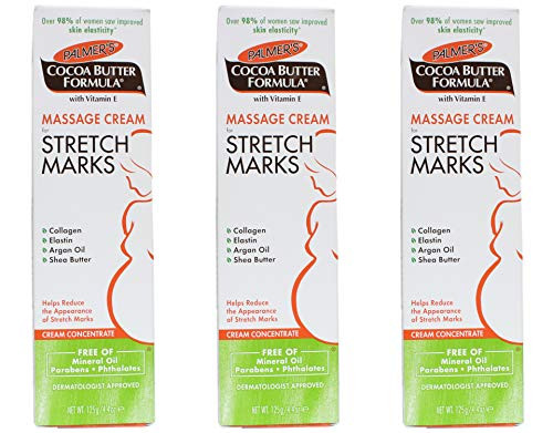 Palmer's Cocoa Butter Formula Massage Cream for Stretch Marks_ 4.4 Ounce _Pack of 3_