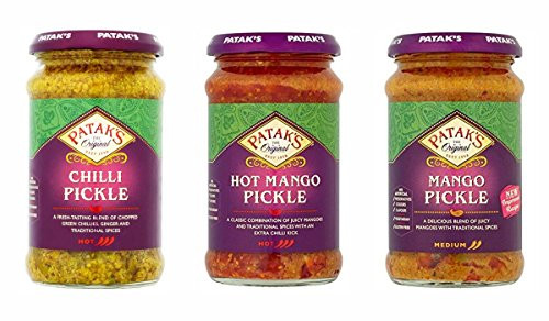 Pataks Pickle Combo Pack _ Pataks Mango Pickle 283g _ Pataks Chilli Pickle 283g _ Pataks Hot Mango Pickle 283g _3 Pack_ Pataks Pickle Combo Pack _ Pataks Mango Pickle 283g _ Pataks Chilli Pickle 283g _ Pataks Hot Mango Pickle 283g _3 Pack_