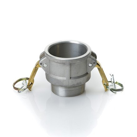 3 inch  x 3 inch  Aluminum Camlock Fittings _ Hose Coupler _ Type B Female Cam Lock Hose Adapter _ Male Threaded NPT Cam  and  Groove