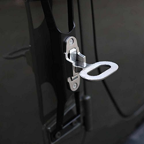 Bosmutus [1PCS] Jeep Wrangler Steel Foot Pegs, JK JKU 2007-2018 Jeep Foot Pedal, Metal Door Hinge.