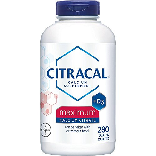 Citracal Maximum_ Highly Soluble_ Easily Digested_ 630 mg Calcium Citrate With 500 IU Vitamin D3_ Bone Health Supplement for Adults_ Caplets _280 Count_ Citracal Maximum_ Highly Soluble_ Easily Digested_ 630 mg Calcium Citrate With 500 IU Vitamin D3_ Bone Health Supplement for Adults_ Caplets _280 Count_