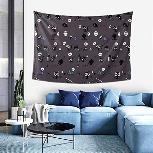 N and P Christmas Tapestry Wall Hanging Home Decor Dods Cat Tapestry Tablecloth Blanket for Bedroom Living Room Tapestries