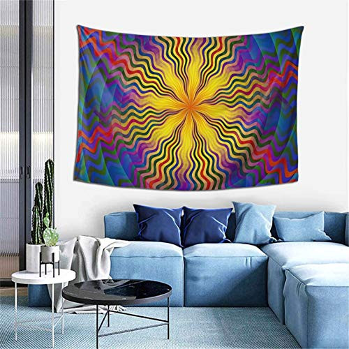 N and P Hippie Bohemian Hanging Bedding Tapestry Yoga Tapestries Hanging Indian Art Tapestry for Living Room Bedroom Dorm Decor