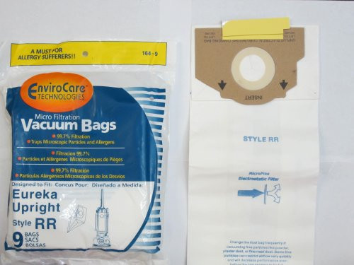 Eureka Style RR Upright Vacuum Bags Microfiltration with Closure _ 27 bags
