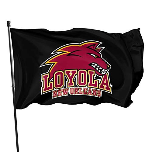 Loyola University of New Orleans 3x5 Foot Indoor Outdoor Flag_ Vivid Color and UV Fade Resistant_ Brass Grommets