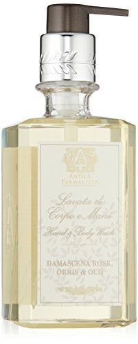 Antica Farmacista Damascena Rose, Orris and Oud Hand and Body Wash, 10 fl. oz.