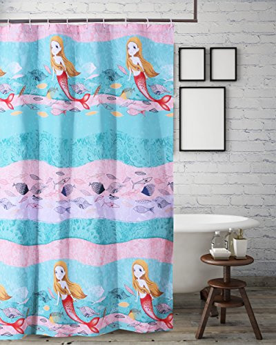 Greenland Home Mermaid Shower Curtain, Multi