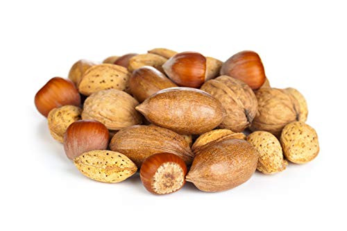 Anna and Sarah Premium Mixed Nuts in Shell_ California Jumbo Chandler Walnuts_ Georgia Extra Large Pecans_ California Almonds_ Large Oregon Hazelnuts in Resealable Bag_ 4 Lbs Anna and Sarah Premium Mixed Nuts in Shell_ California Jumbo Chandler Walnuts_ Georgia Extra Large Pecans_ California Almonds_ Large Oregon Hazelnuts in Resealable Bag_ 4 Lbs