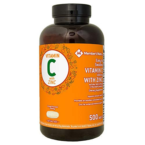Member's Mark Vitamin C 1000mg with Zinc _ 500 Count